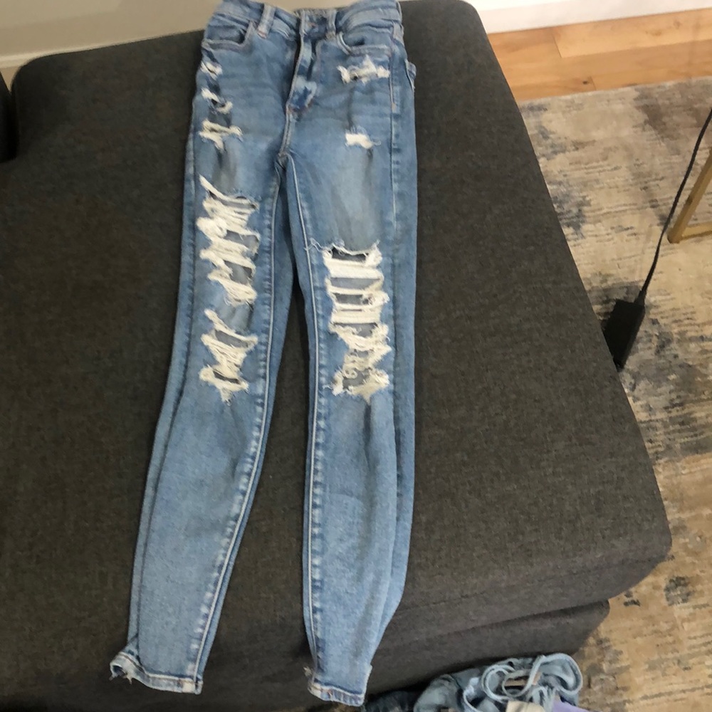 000 short ripped Jean American Eagle